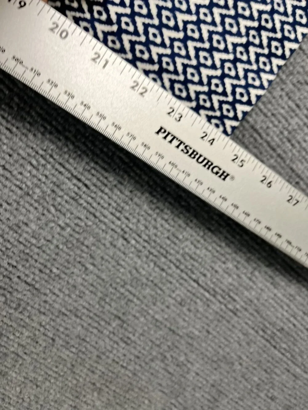 Kenar Womens Navy & White Geometric Print Cropped Pants Size 8